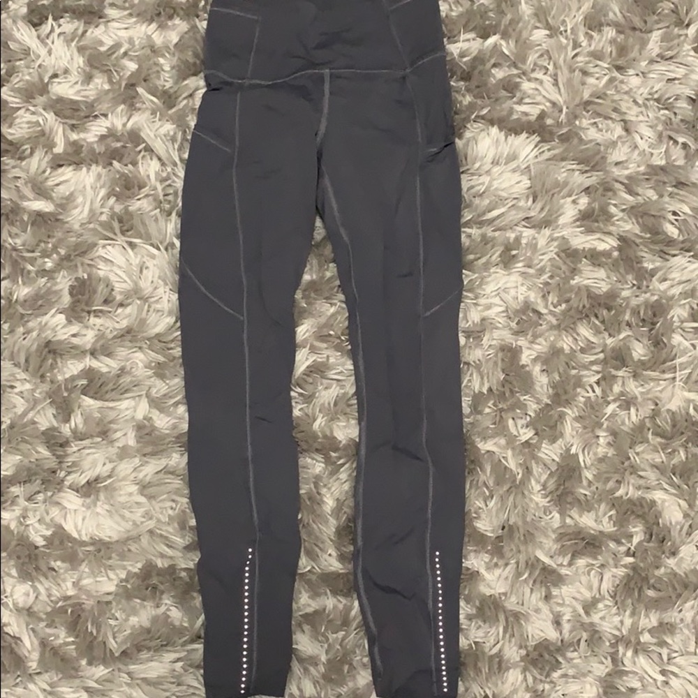 Gray Lululemon Leggings (size 4)